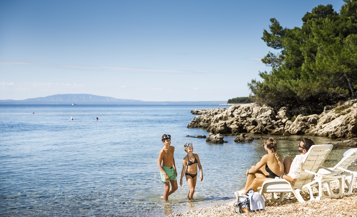 Familienstrand in Kroatien