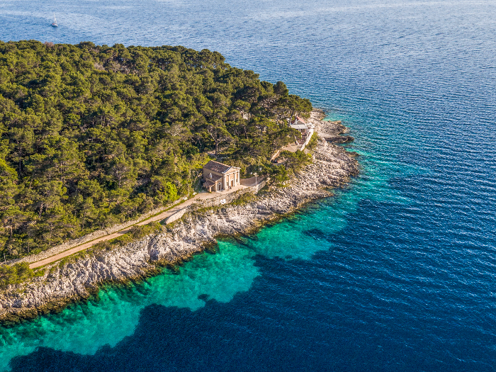 Čikat Bucht auf der Insel Lošinj
