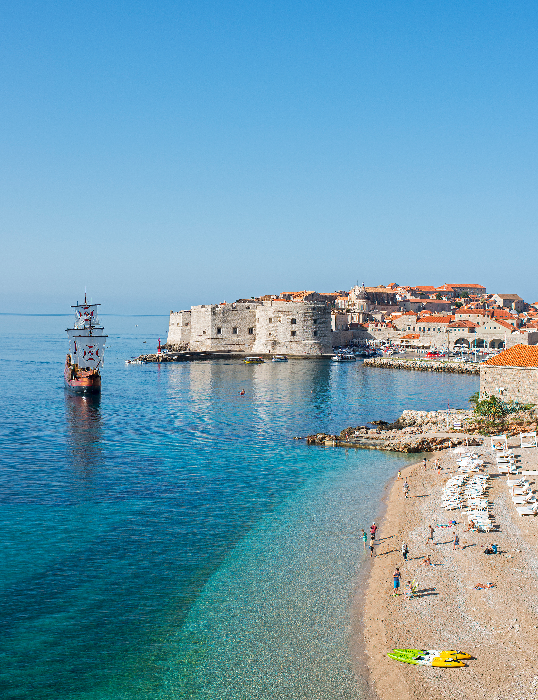 Hollywood-Kulisse „Banje“ in  Dubrovnik
