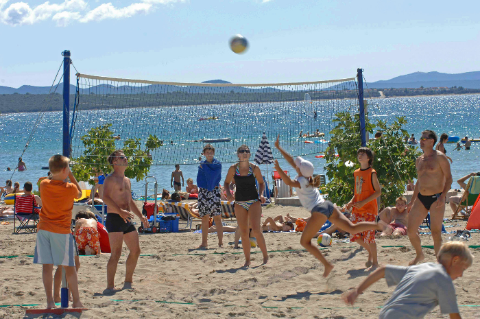 Familienstrand Zaton in Zadar
