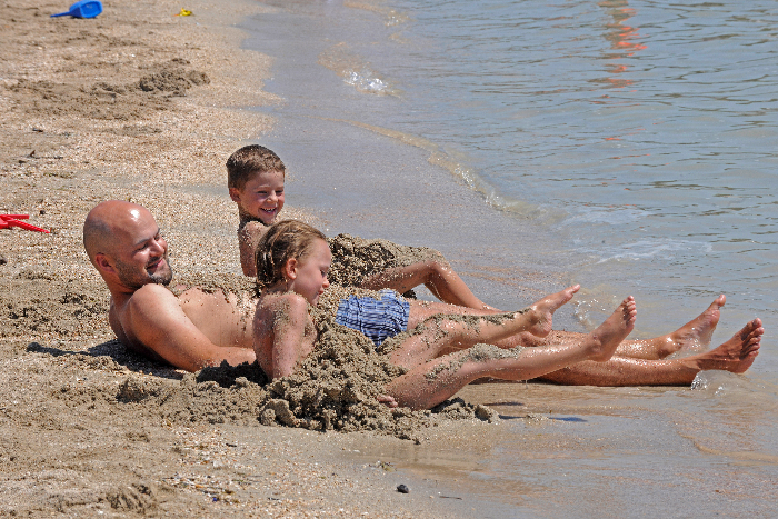 Familienstrand Zaton in Zadar